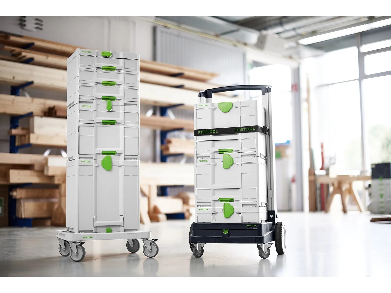 Transport av Systainers