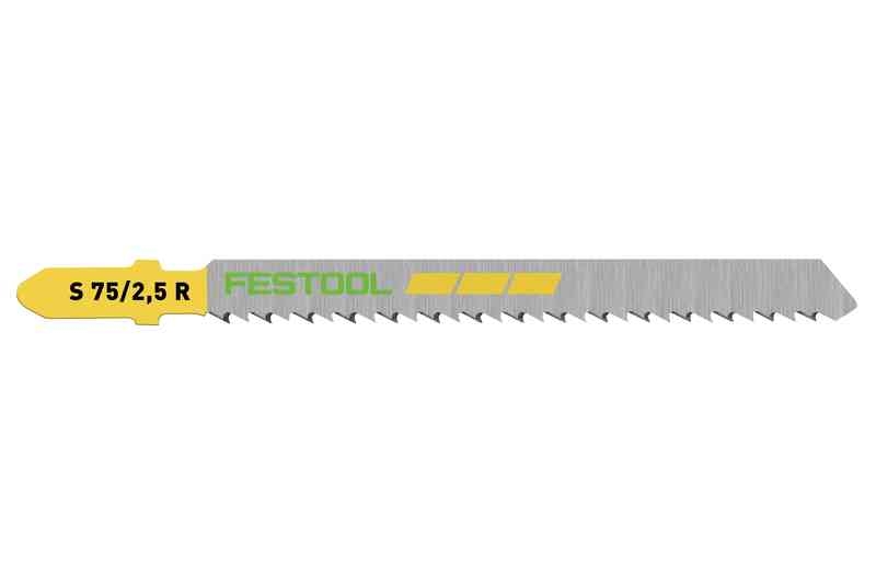 Festool Sticksågsblad S 75/2,5 R/5 WOOD FINE CUT