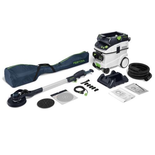 Festool Vägg- & takslip och dammsugare i set LHS 2-M 225 EQ/CTL 36-Set PLANEX