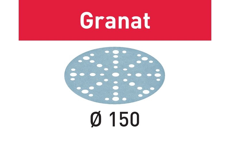 Festool Slippapper STF D150/48 P150 GR/100 Granat
