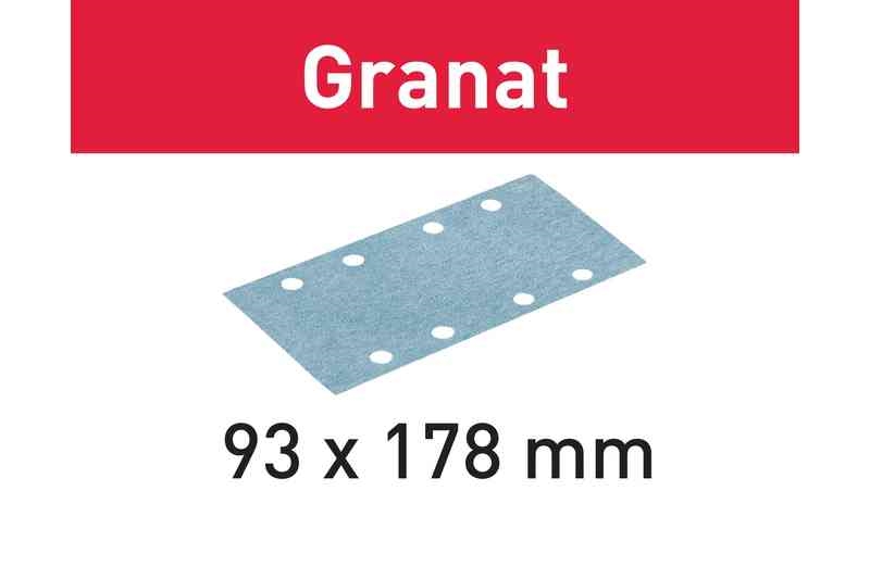 Festool Slippapper Granat 93x178 P60 GR/50