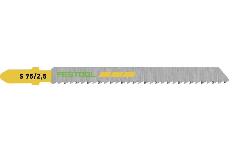 Festool Sticksågsblad S 75/2,5/25 WOOD FINE CUT