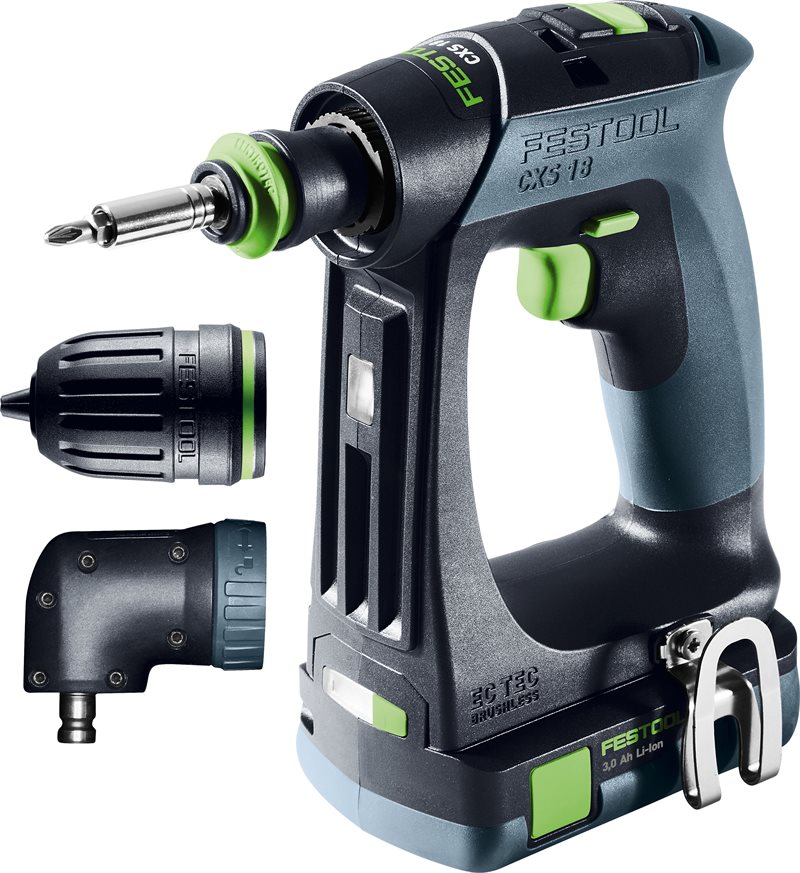 Festool Skruvdragare CXS 18 C 3,0-Set