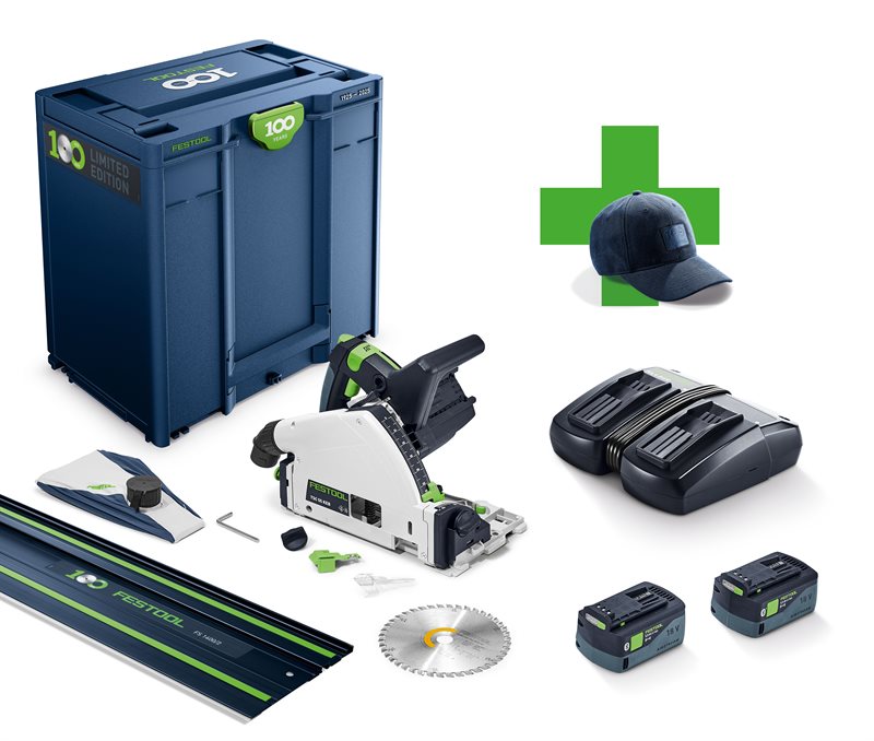 Festool Sänksåg 18 V TSC 55 KEBI-Plus/XL-FS 100Y Limited Edition