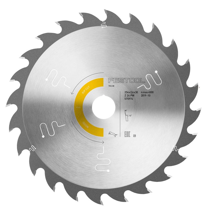 Festool Sågklinga WOOD RIP CUT HW 254x2,4x30 PW24