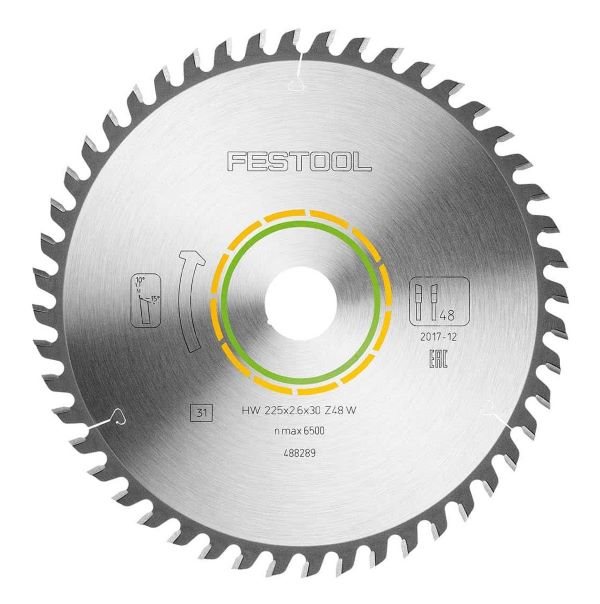 Festool Sågklinga WOOD FINE CUT HW 225x2,6x30 W48