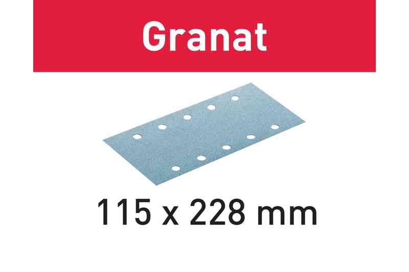 Festool Slippapper Granat 115x228 P60 GR/50