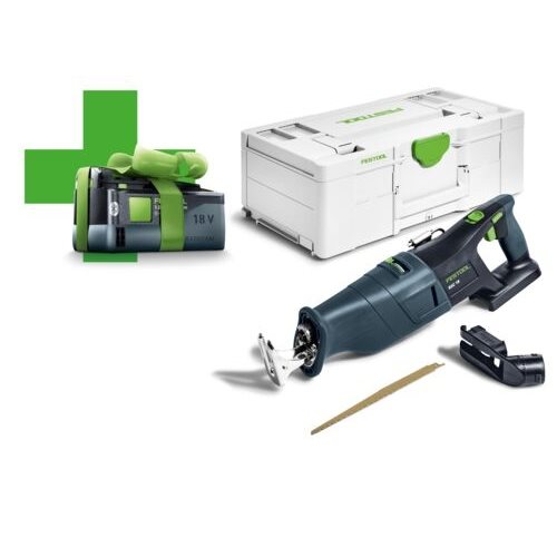 Festool Batteridriven tigersåg RSC 18 EB-Basic-5,0