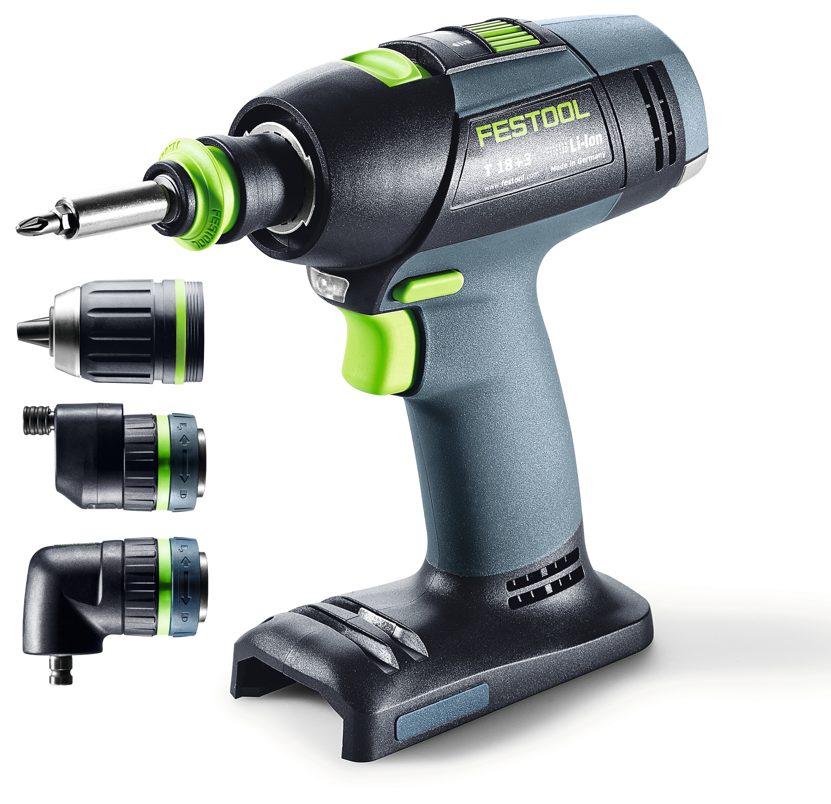 Festool Skruvdragare T18+3 Basic-Set
