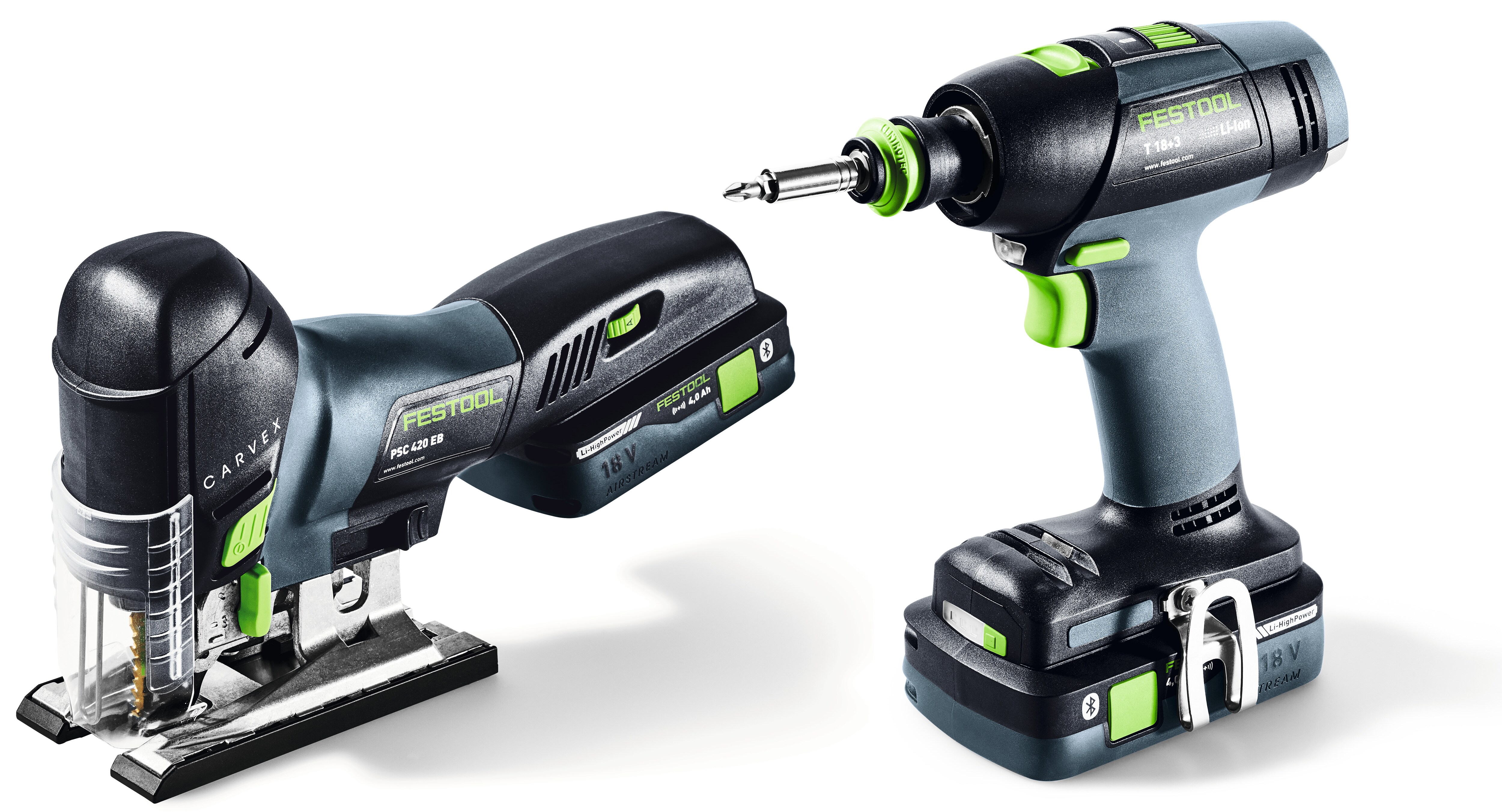 Festool 18 V Hantverkarpaket T 18+3/PSC 420 HPC I-Set