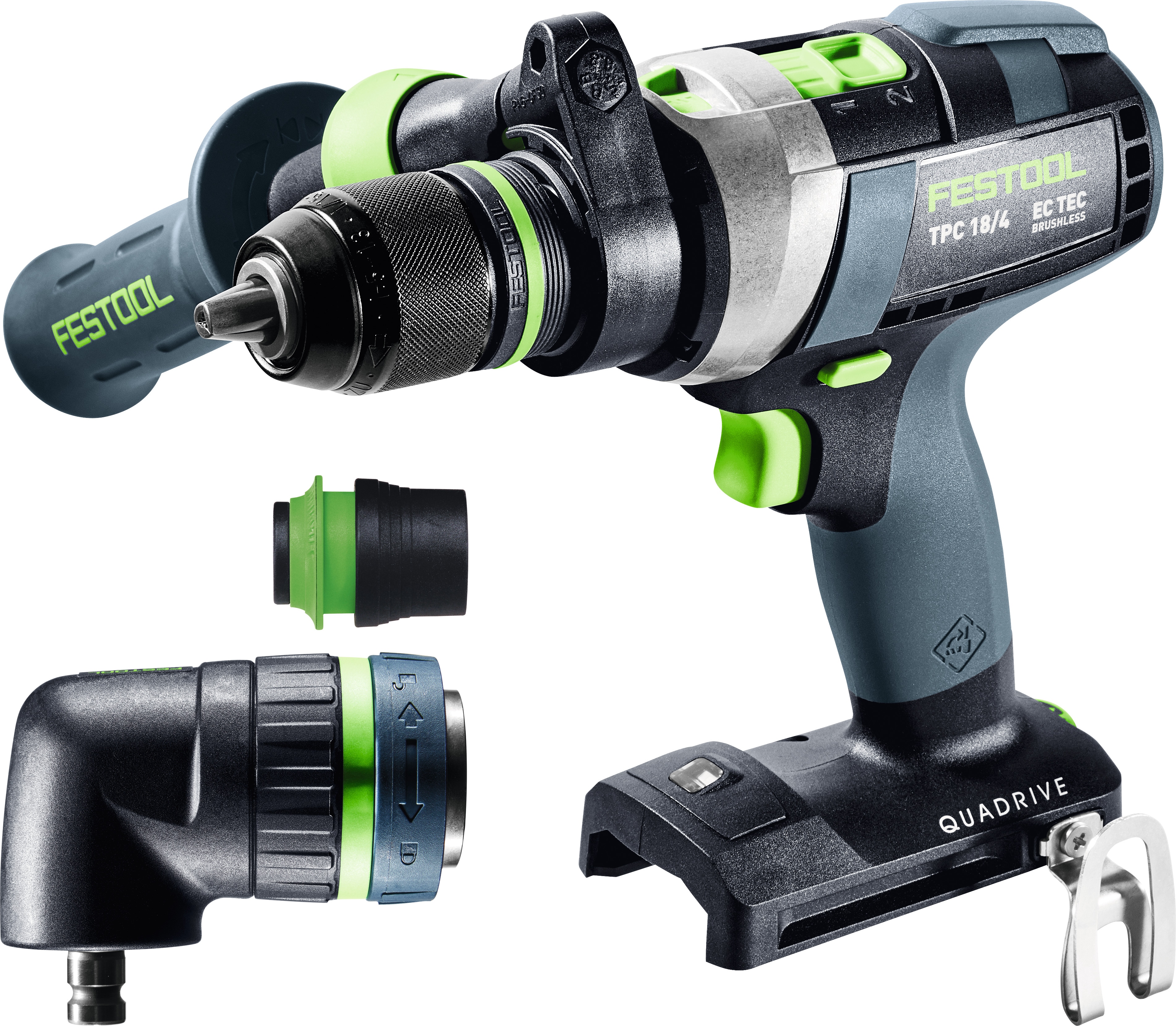 Festool Skruvdragare & slagborr QUADRIVE TPC 18/4-Basic-Set