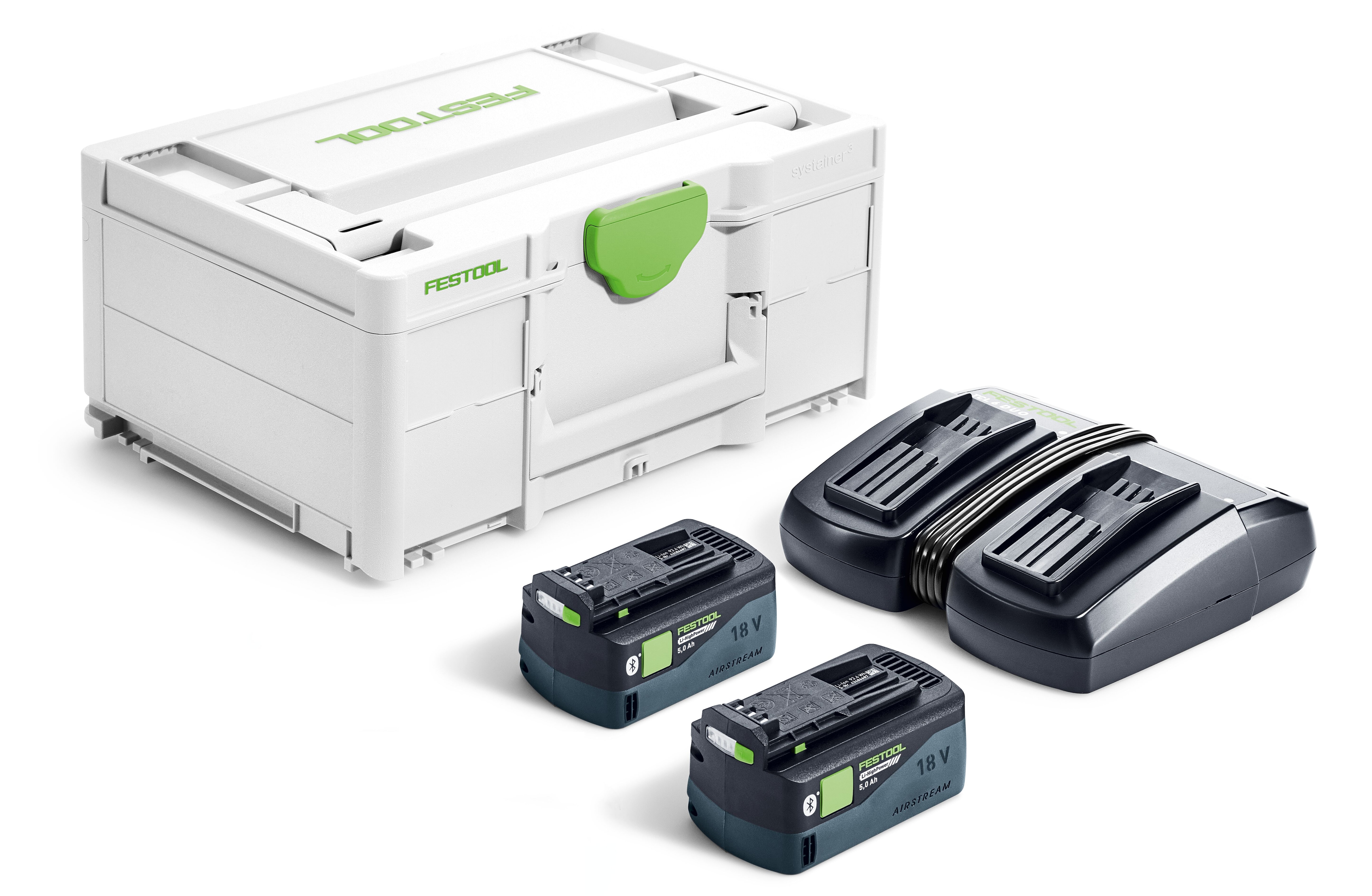 Festool Laddpaket SYS 18V 2xHP5,0/TCL6DUO