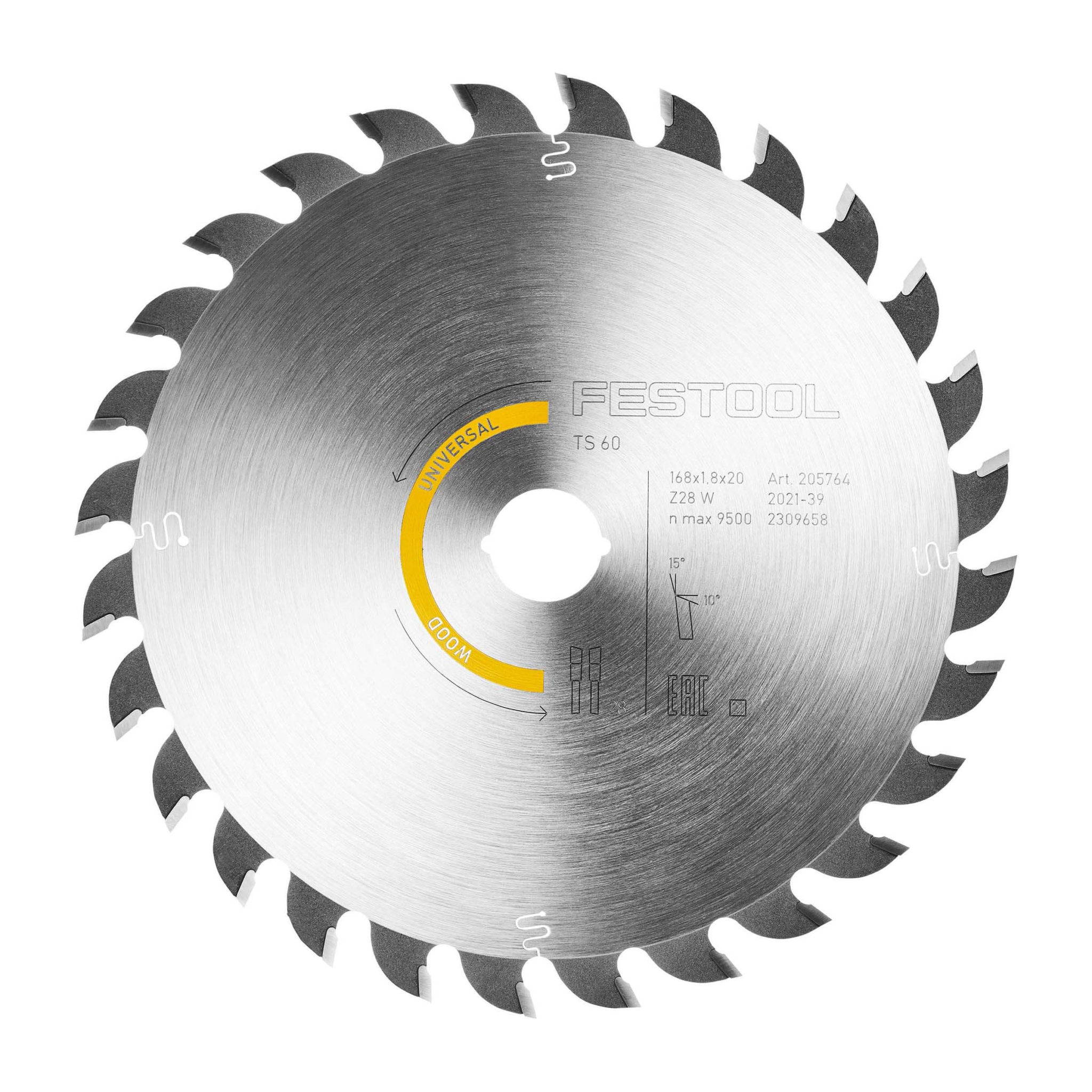 Festool Sågklinga WOOD UNIVERSAL HW 168x1,8x20 W28