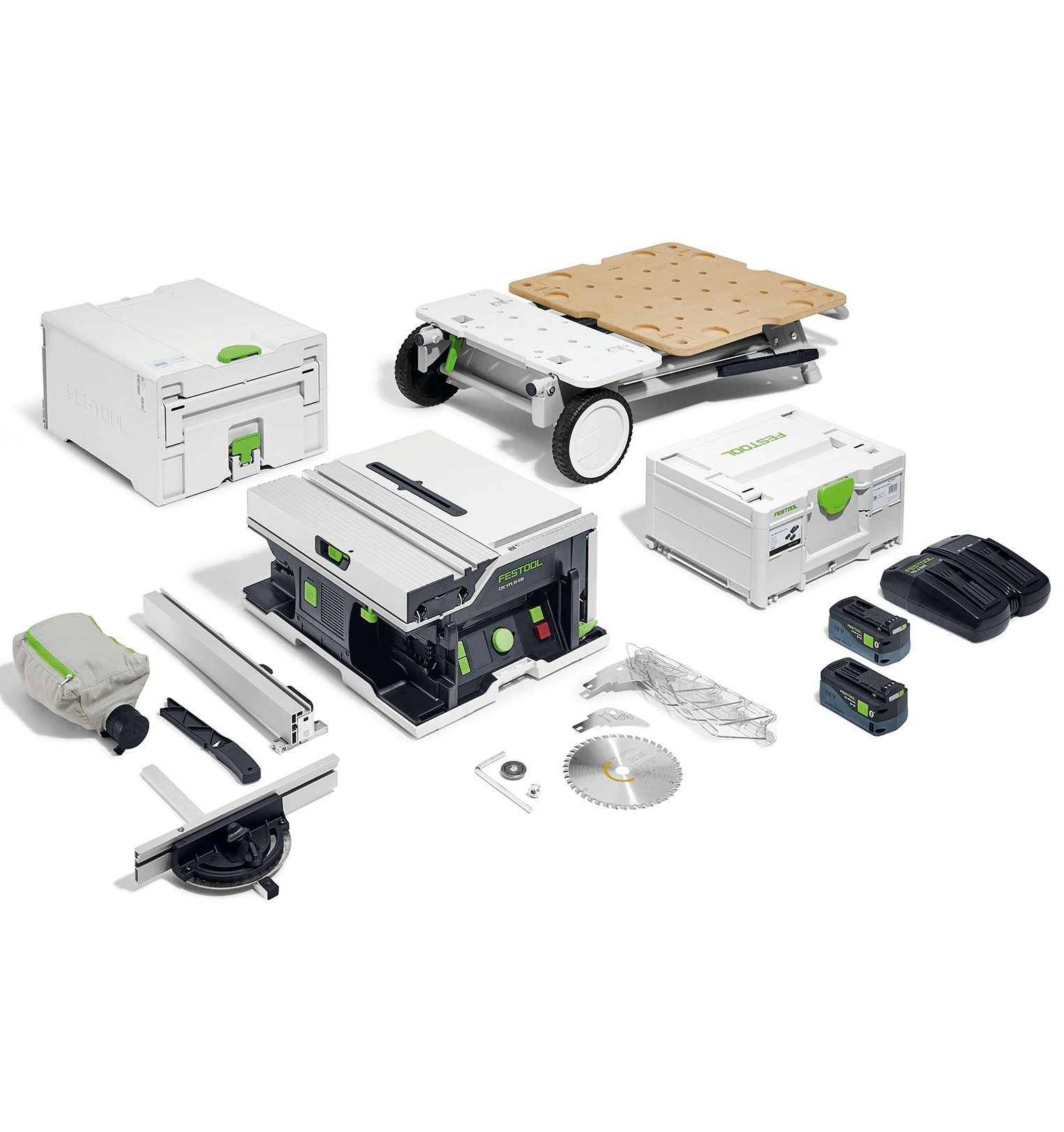Festool Batteridriven bordssåg CSC SYS 50 EBI-Set - 2