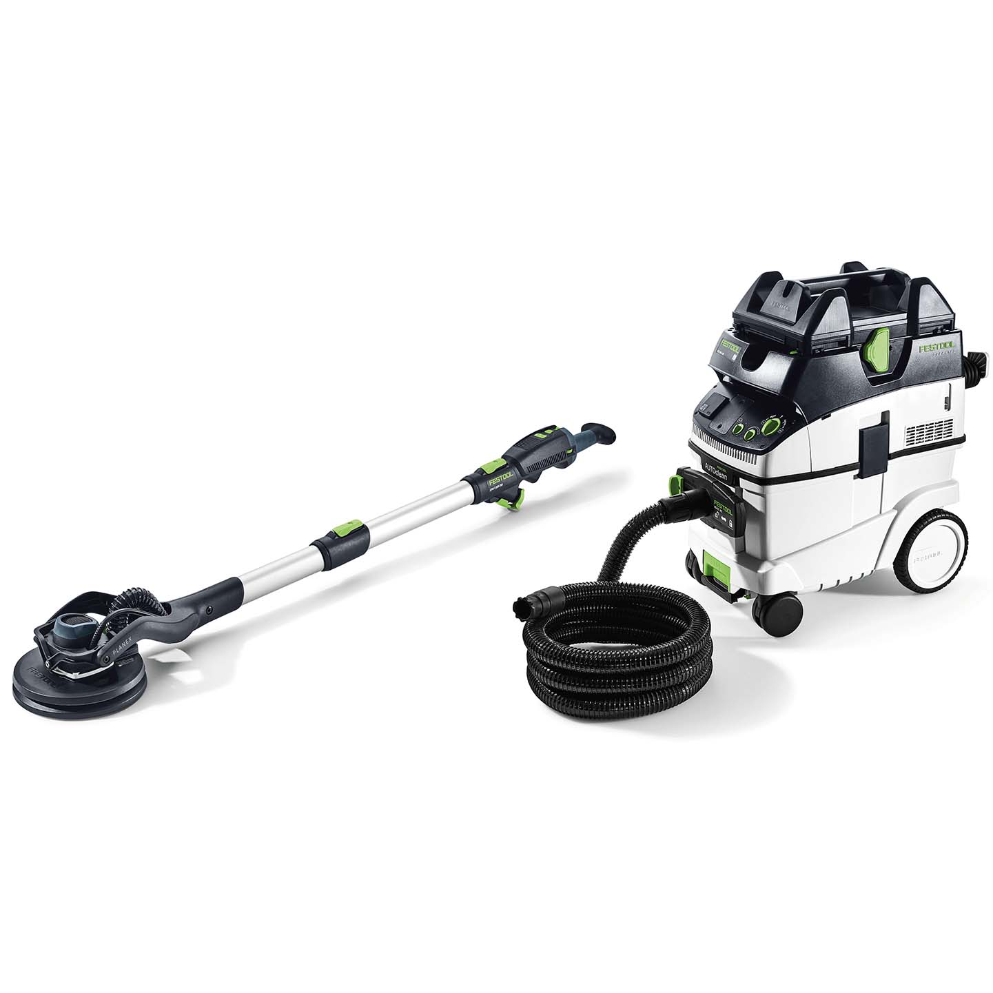 Festool Vägg- & takslip och dammsugare i set PLANEX LHS 2 225 EQI/CTL 36-Set