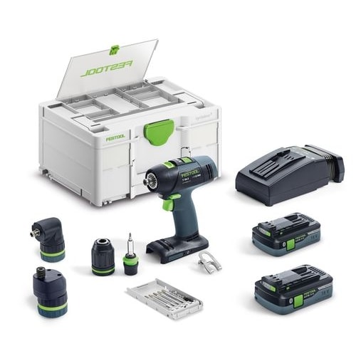 Festool Skruvdragare T 18+3 HPC 4,0 I-Set - 2
