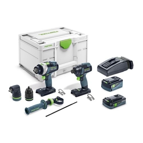 Festool Skruvdragarpaket TID 18 5,0/4,0-Set TPC 18/4 - 2