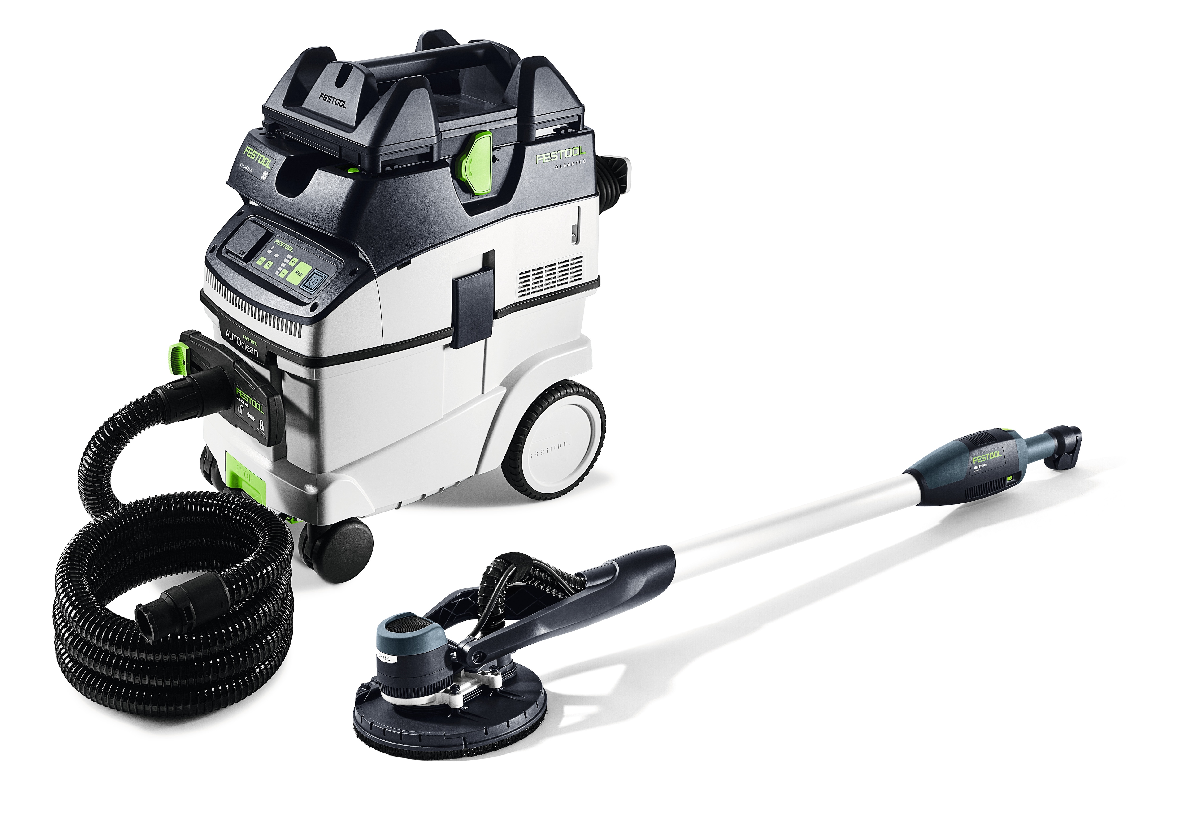 Festool Vägg- & takslip och dammsugare i set PLANEX easy LHS-E 225/CTL 36-Set