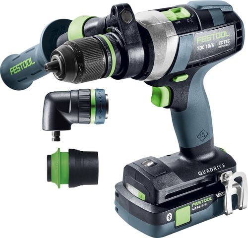 Festool Skruvdragare QUADRIVE TDC 18/4 5,0/4,0 I-Set