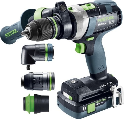 Festool Skruvdragare & slagborr QUADRIVE TPC 18/4 5,0/4,0 I-Set/XL