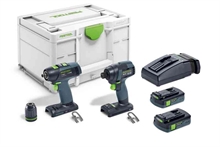 Festool Skruvdragarpaket TID 18 HPC 4,0 I-Set T18