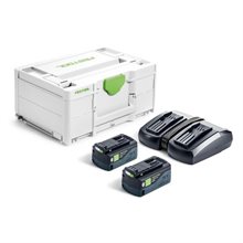 Festool Laddpaket SYS 18V 2x5,0/TCL 6 DUO