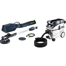 Festool Vägg- & takslip och dammsugare i set PLANEX LHS-E 225/CTL36-Set